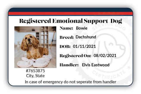 emotional support dog certification australia.